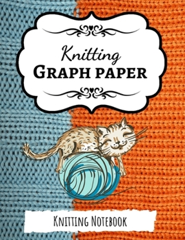 Paperback Knitting Graph Paper: Bear Themed Notebook / Journal / Diary, 4:5 Ratio, Knitting Pattern Book, Knitting Lovers Gifts Book