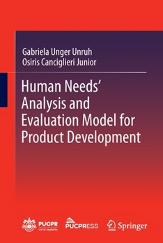 Paperback Human Needs' Analysis and Evaluation Model for Product Development Book