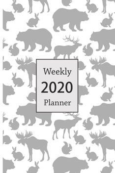 2020 Weekly Planner: Woodland 6 x 9 inch 150 Pages Year Months Weeks Calendar, Schedule, and Organizer plus Dot Grid Pages (January 2020 - December 2020)