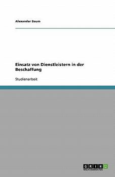 Paperback Einsatz von Dienstleistern in der Beschaffung [German] Book