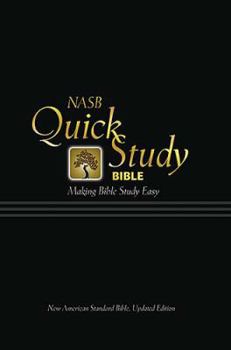 Hardcover Quick Study Bible-NASB Book