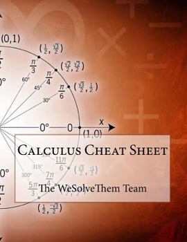 Paperback Calculus Cheat Sheet Book