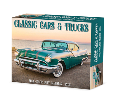Product Bundle Classic Cars & Trucks 2024 6.2 X 5.4 Box Calendar Book