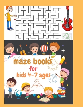 Paperback maze books for kids 4-7: Spatial Awareness, and Critical Thinking Skills Book