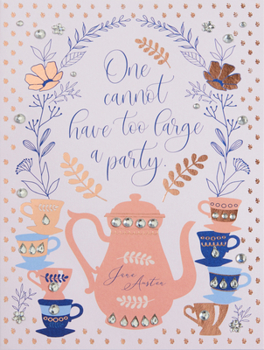 Cards Jane Austen Tea Party Birthday Embellished Card Book