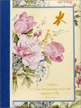 Hardcover Summer Bouguet Deluxe Personal Journal: Wider Format Features Scripture and Subtle Decorative Elements, Complete W/Cloth Spine Concealing a Spiral Bin Book