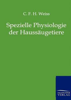 Paperback Spezielle Physiologie der Haussäugetiere [German] Book