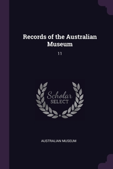 Paperback Records of the Australian Museum: 11 Book