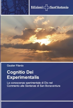 Paperback Cognitio Dei Experimentalis [Italian] Book