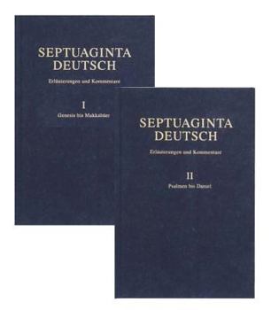 Hardcover Septuaginta Deutsch: Erlauterungen Und Kommentare [German] Book