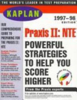 Paperback Kaplan Praxis II: NTE 1997-1998 with Audio CD-ROM Book