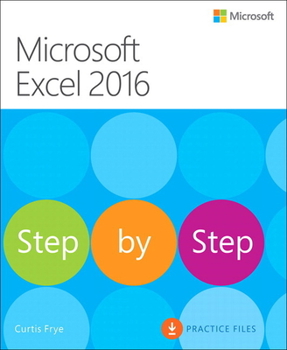 Paperback Microsoft Excel 2016 Step by Step Book