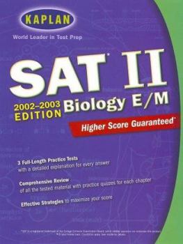 Paperback Kaplan SAT II Biology E/M Book