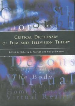 Paperback Critical Dictionary of Film and Television Theory Book
