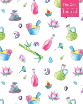 Dot Grid Journal: Notebook Planner with Spa Themed Cover Design
