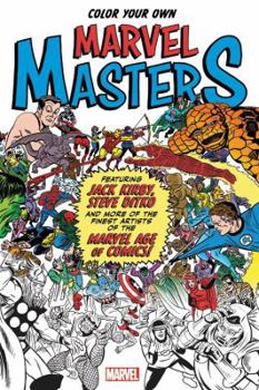 Paperback Color Your Own Marvel Masters Book