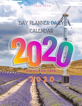 Day Planner Daily Calendar 2020 with Dot Paper Grid : 8. 5 X 11 Planner 420 Pages January - December Dated Monthly Agenda Appointment Calendar Organizer Book with Hourly Planning