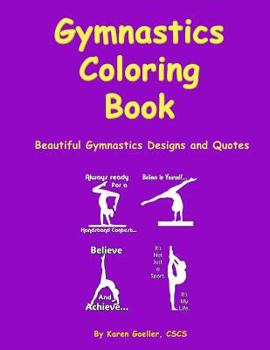 Paperback Gymnastics Coloring Book