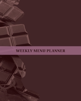 Paperback Weekly Menu Planner: 1 year - 52 Week Meal Journal Log for Those Who Want to Eat Consciously and Lead a Healthy Lifestyle- Plan your Daily Book