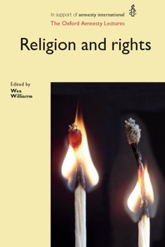 Hardcover Religion and Rights: The Oxford Amnesty Lectures Book