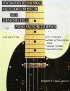 Paperback Harmonic Minor, Melodic Minor, and Diminished Scales for Guitar Book
