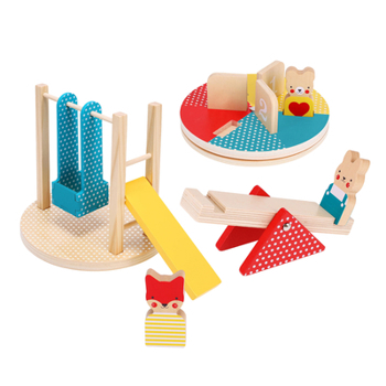 Misc. At the Park Wooden Play Set Book
