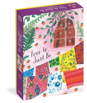 Misc. Free to Just Be 1,000-Piece Puzzle: (Flow) for Adults Families Picture Quote Mindfulness Game Gift Jigsaw 26 3/8" X 18 7/8" Book