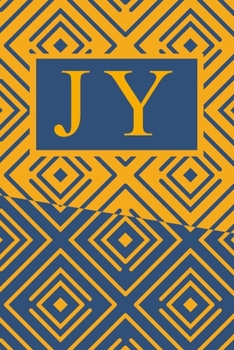 Paperback J Y: Art Deco Initials J Y Monogram Notebook, J Y Monogrammed Journal Gift Book