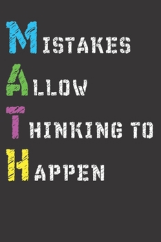 Paperback Notebook: Math Learning Teacher Student Gift Dot Grid 6x9 120 Pages Book