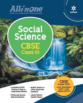 Paperback All In One Class 10th Social Science for CBSE Exam 2024 Book