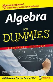 Paperback Algebra For Dummies, Portable Edition Book