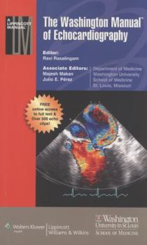 Paperback The Washington Manual of Echocardiography Book