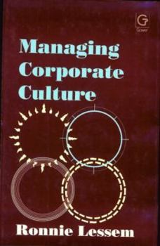 Hardcover Managing Corporate Culture Book