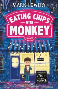 Paperback Eating Chips with Monkey Book