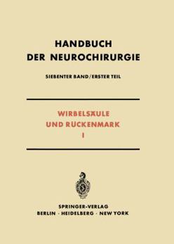 Paperback Wirbelsäule Und Rückenmark I [German] Book