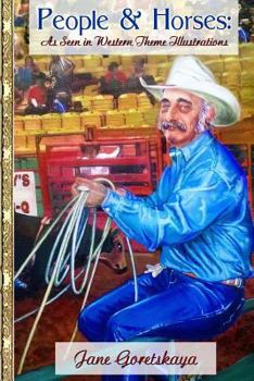 Paperback People & Horses: As Seen in Western Theme Illustrations Book