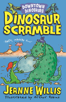 Paperback Dinosaur Scramble Book