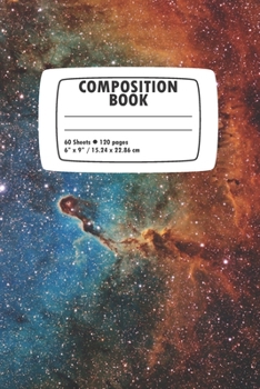 Composition Notebook: Wide Ruled Lined Paper Notebook Journal: Space Galaxy Workbook for Boys Girls Kids Teens Students for Back to School and Home College Writing Notes