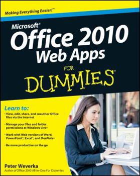 Paperback Office 2010 Web Apps for Dummies Book