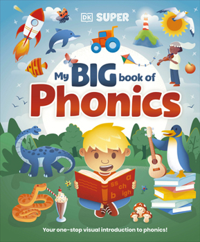 Hardcover DK Super Phonics My Big Book of Phonics Book