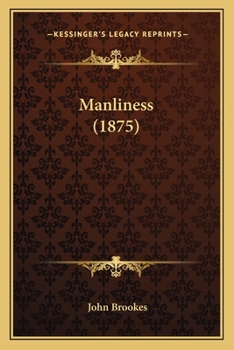 Paperback Manliness (1875) Book