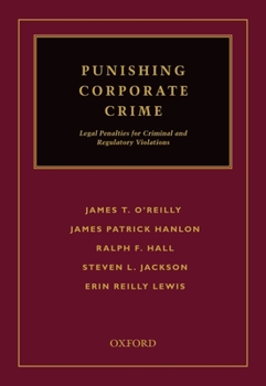 Hardcover Punishing Corporate Crime Book