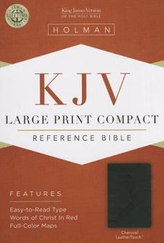 Imitation Leather Large Print Compact Reference Bible-KJV [Large Print] Book