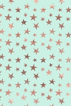 Paperback Rose Gold and Mint Composition Notebook - Small Unruled Notebook - 6x9 Blank Notebook (Softcover Journal / Notebook / Sketchbook / Diary) Book