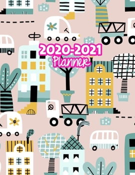 2020-2021 Planner: Two Year Calendar Organizer and Goal Journal | January 2020 - December 2021 Daily, Weekly and Monthly Planner Book with Back Sticker Expression Wall for 2 Years | Design Code 629924