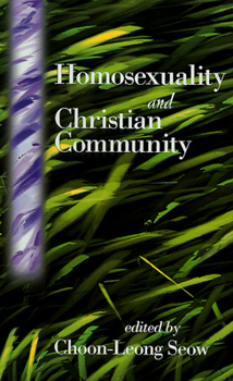 Paperback Homosexuality and Christian Community Book