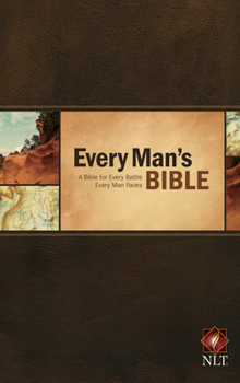 Hardcover Every Man's Bible-NLT Book