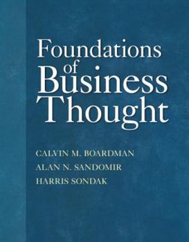 Paperback Foundations of Business Thought Book