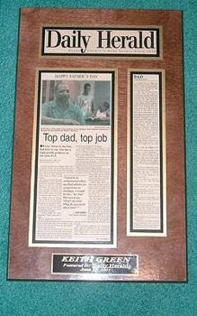 Paperback Top dad, top job Book