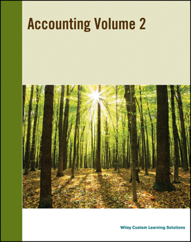 Paperback Accounting Volume 2 Book
